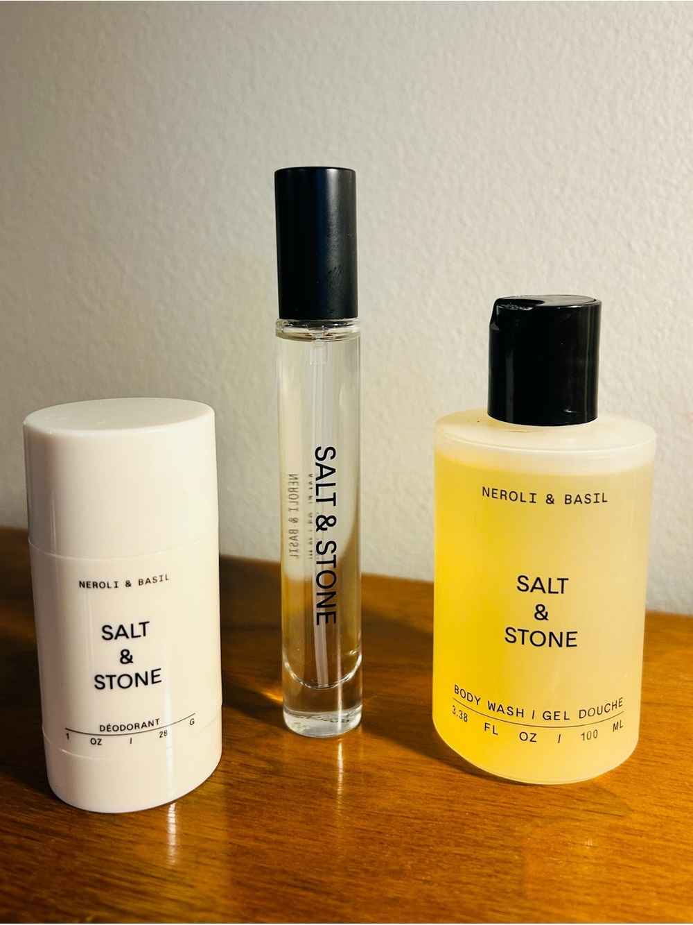 Salt & Stone mini gift set - Neroli & Basil